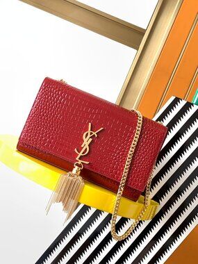 Yves Saint Laurent Red Shoulder Bag